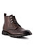 Schnürboots Venton, Leder, dunkelbraun - braun