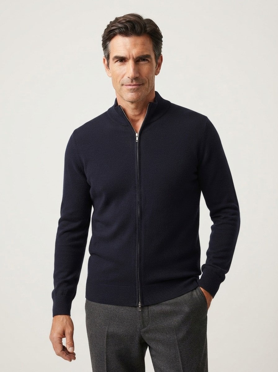 Cardigan, Wolle, navy