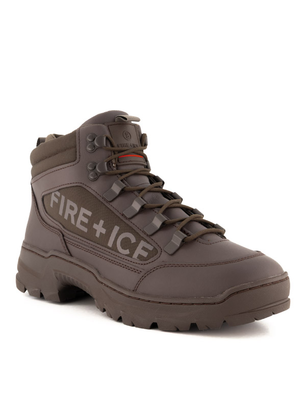 FIRE + ICE Herren Schnürboots braun Glattleder
