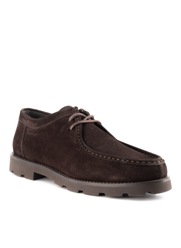 Halbschuhe Tratton, Nubukleder, espresso braun