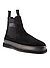 Chelsea Boots Blistown, Nubukleder warmgefüttert, schwarz - schwarz