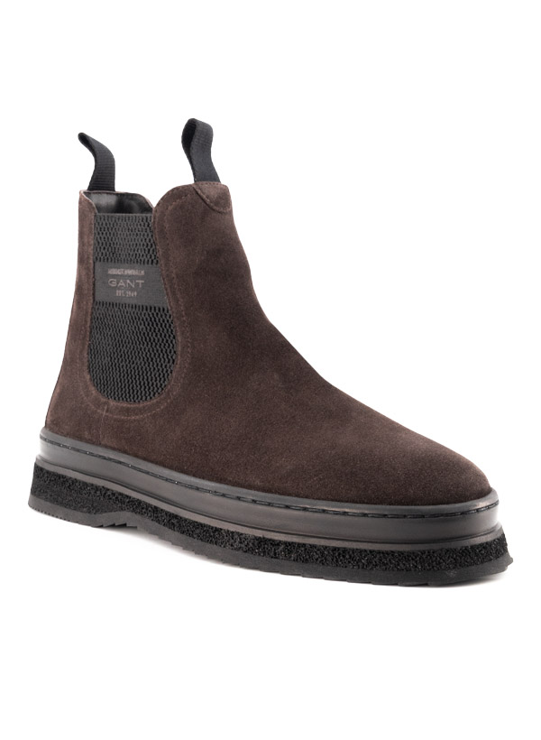 Chelsea Boots Blistown, Nubukleder warmgefüttert, expresso braun