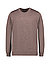 Pullover, Merinowolle superwash, dunkelbraun meliert - dunkelbraun