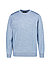 Pullover, Merinowolle superwash, blau meliert - blau