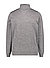 Rollkragen Pullover, Merinowolle waschbar, grau meliert - grau