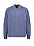 Cardigan, Merinowolle superwashed, dunkelblau meliert - dunkelblau