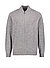 Cardigan, Merinowolle superwashed, grau meliert - grau
