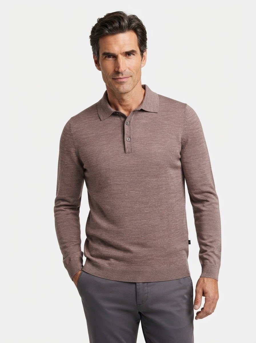 Pullover, Merinowolle superwash, braun