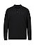Pullover, Modern Fit, Merinowolle superwash, schwarz - schwarz