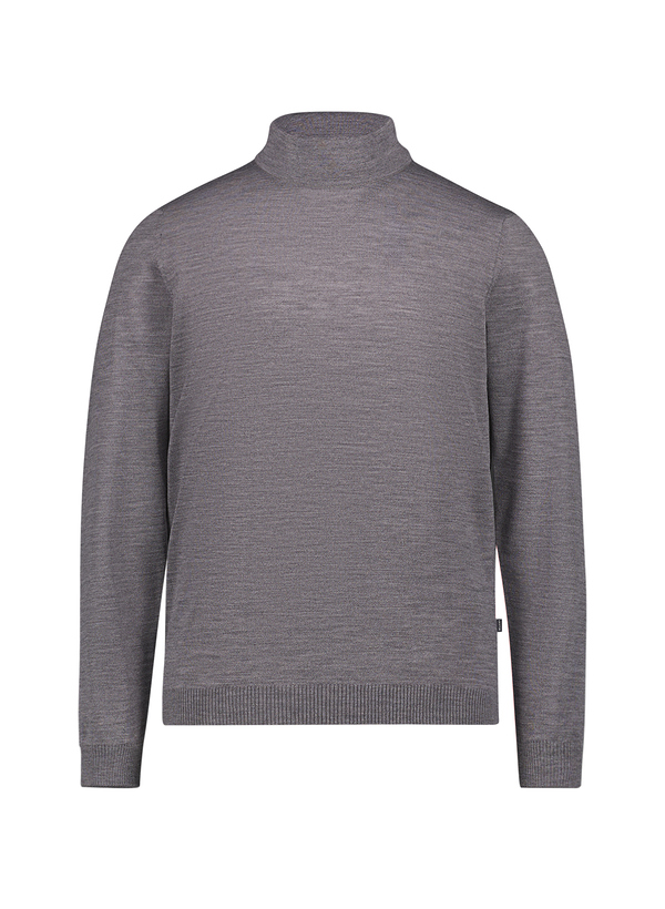 Stehkragen, Modern Fit, Merinowolle superwash, navy