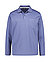 Polo-Shirt, mercerisierte Baumwolle, dunkelblau - dunkelblau