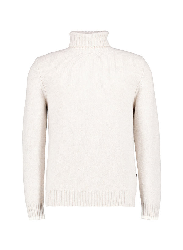 Rollkragen-Pullover, Schurwolle, beige