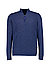 Troyer, Baumwolle-Wolle, blau - blau
