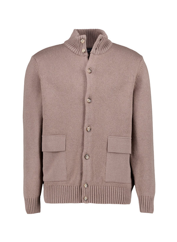 Strickjacke, Schurwolle, braun