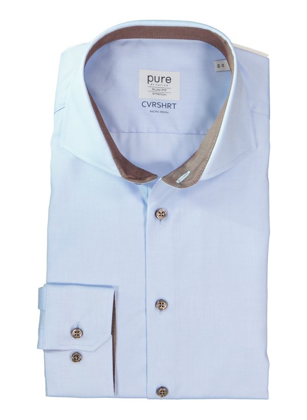 PURE Herren Hemd blau