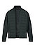 Hybrid Jacke, Strick Mikrofaser, dunkelgrün - dunkelgrün