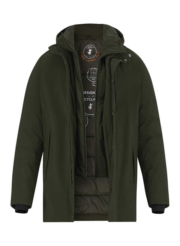 Jacke Sesle, Mikrofaser PLUMTECH®, dunkelgrün