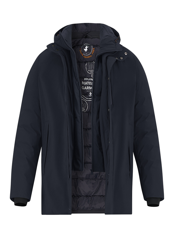 Jacke Sesle, Mikrofaser PLUMTECH®, dunkelblau