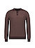 Pullover, Baumwolle, braun-beige strukturiert - braun