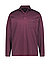 Polo-Shirt Soft-Knit Easy Care, Brusttasche, Baumwoll-Jersey, dunkelrot-schwarz meliert - dunkelrot