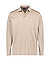 Polo-Shirt Soft-Knit Easy Care, Baumwoll-Jersey, beige gemustert - beige