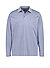 Polo-Shirt Soft-Knit Easy Care, Baumwoll-Jersey, blau gemustert - blau-weiß (073)