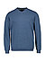 Pullover, Baumwolle-Kaschmir, mittelblau - mittelblau