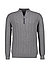 Pullover, Baumwolle-Kaschmir, grau - mittelgrau