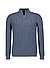 Pullover, Baumwolle-Kaschmir, blau - mittelblau