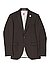 Sakko, Slim Fit, Schurwolle, dunkelbraun meliert - dunkelbraun