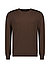 Pullover, Merinowolle extrafein, braun meliert - braun