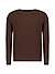 Pullover, Baumwolle, braun strukturiert - braun