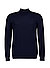 Stehkragenpullover, Bio Baumwolle-Lyocell, blau - blau