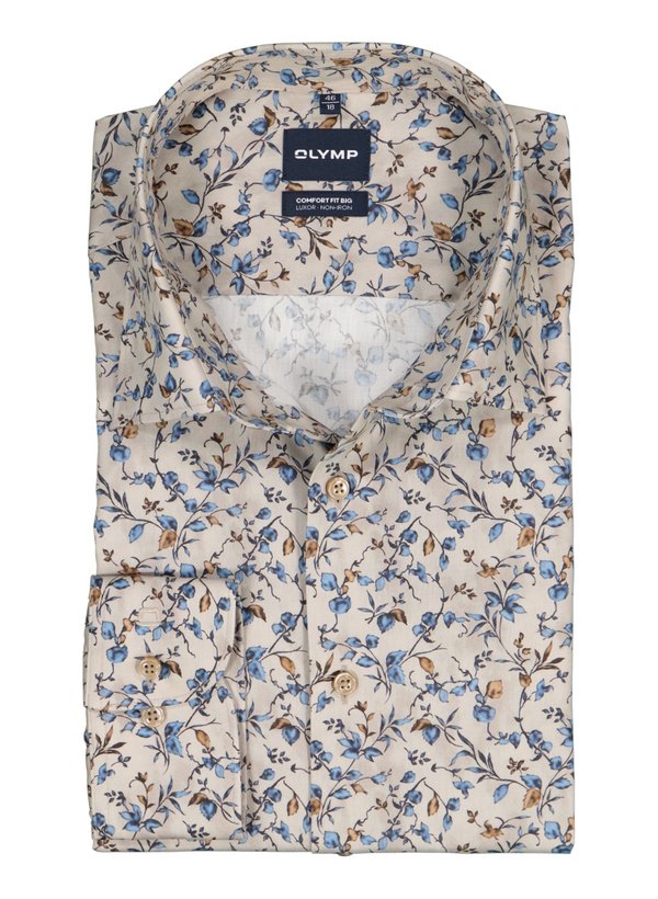 OLYMP Herren Hemd mehrfarbig Baumwolle Comfort Fit