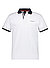 Polo-Shirt, Baumwoll-Jersey, weiß - weiß