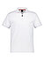 Zip-Polo, Jersey, weiß - optic white