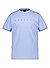 T-Shirt, Baumwolle, blau - blau