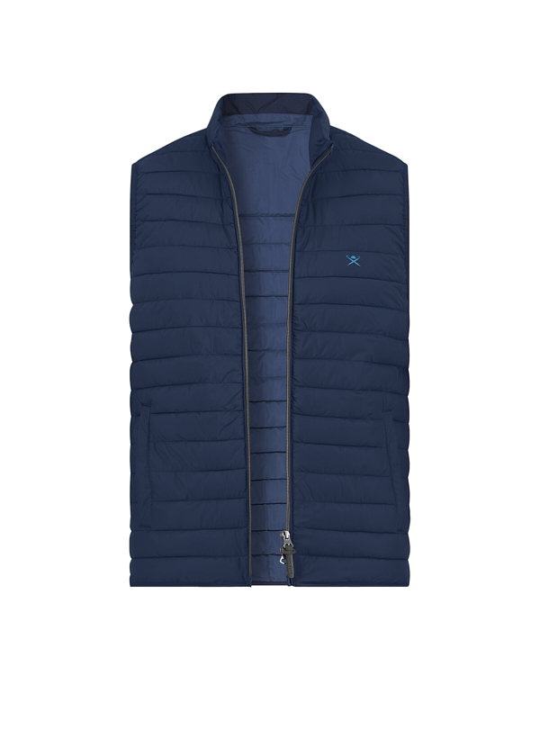 Steppweste, Mikrofaser wasserabweisend, navy
