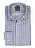 Hemd, New Modern, Twill, Kent, weiß-blau gestreift - weiß-blau