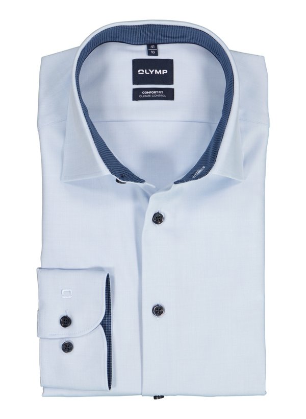 Hemd, Comfort, Climate Control, Kent, bleu