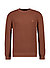 Pullover, Baumwolle, cognac strukturiert - cognac
