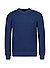 Pullover, Baumwolle, blau strukturiert - blau