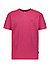T-Shirt, Regular Fit, Baumwolle, dunkelrot - dunkelrot