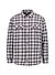 Overshirt, Oversize Fit, Baumwolle Teddyfutter, schwarz kariert - schwarz