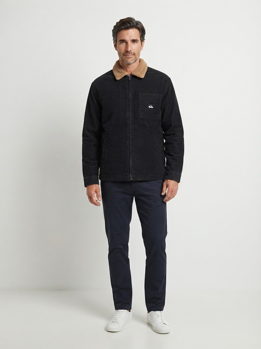 Jacke, Cord warmgefüttert, braun