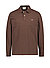 Polo-Shirt, Regular Fit, Baumwoll-Piqué, braunschwarz - schwarz-braun