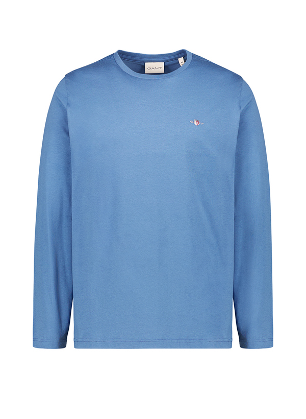 Longsleeve, Baumwolle, pastellblau