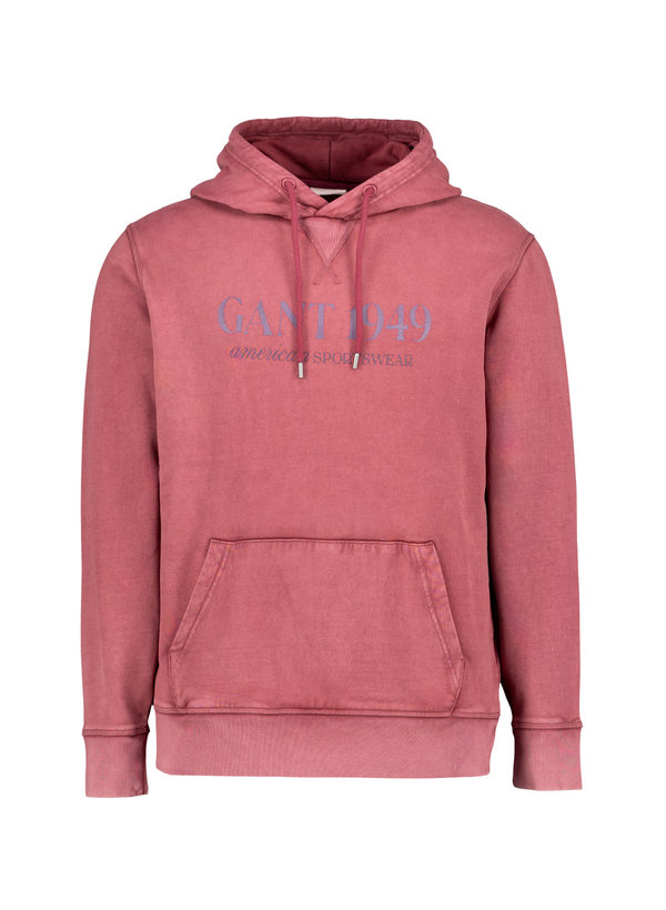 Hoodie, Baumwolle, dunkelrot