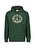 Hoodie, Baumwolle, dunkelgrün - dunkelgrün