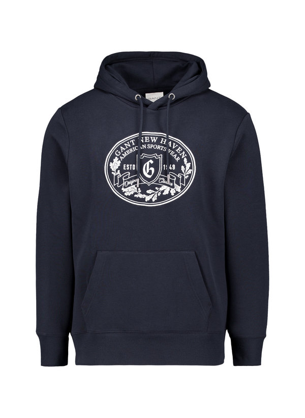 Hoodie, Baumwolle, nachtblau